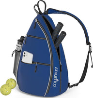 Sling Bag - Crossbody Backpack for Pickleball, Tennis, Racketball, and Travel for Men and Women - stylishhomedecor2024.com