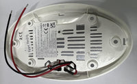 Dream Lighting 12V RV Interior Light with On/Off Switch 6 Inch Oval LED Ceiling Light 4.5W 3500K Soft White Lighting, Pack of 1