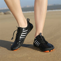 Unisex Quick Dry Water Shoes Men Women Colorful Beach Swimming Surfing Seaside Aqua Shoes Couple Barefoot Upstream Sneakers