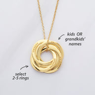 Children Name Necklace, Personalized Grandma Gift, Family Necklace - stylishhomedecor2024.com