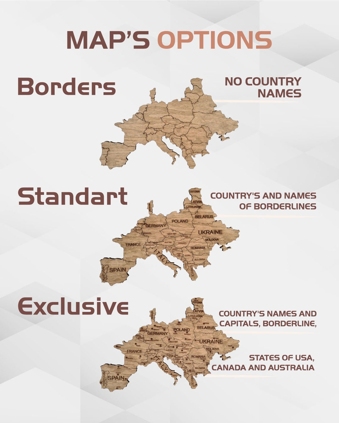 Wooden World Map Home Wall Decor Rustic Wall Decor Wood Art - stylishhomedecor2024.com