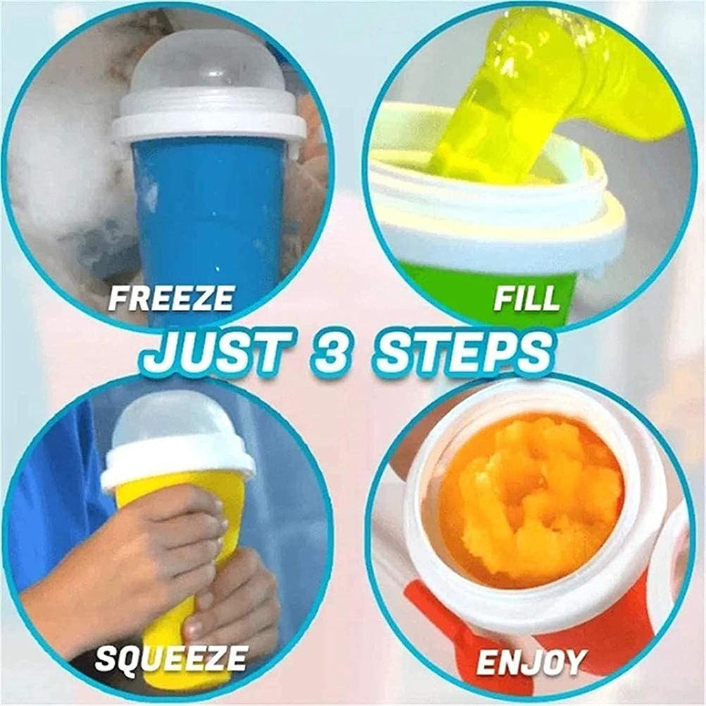 Slushy Maker Portable Travel Ice Cup Homemade Freeze Drinks Cup - stylishhomedecor2024.com