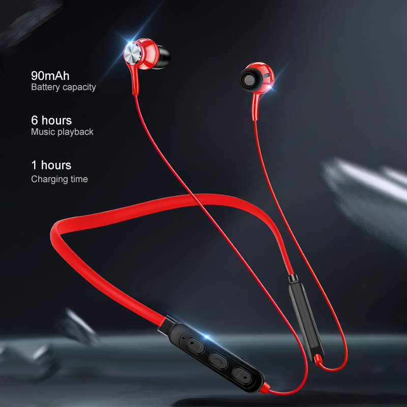 Sport Neckband Bluetooth Earphone Magnetic Wireless Headphones - stylishhomedecor2024.com