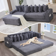 110.75" Modular L-Shaped Sofa