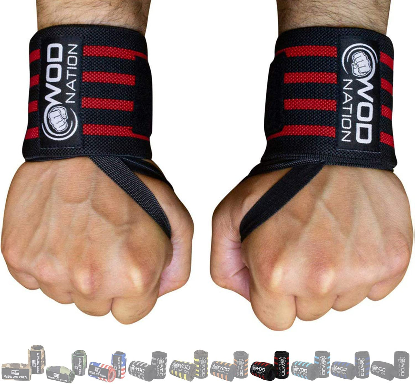 Wrist Wraps Weightlifting for Men & Women - Weight Lifting Wrist Wrap Set of 2 Forcrossfit and Cross Training (12" or 18") + Includes Carrying Bag - stylishhomedecor2024.com