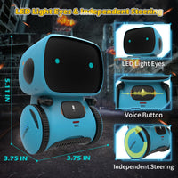 Robots for Kids, Interactive Smart Robotic with Touch Sensor, Voice Control, Speech Recognition, Singing, Dancing, Repeating and Recording, Robot Toy for 3 4 5 6 7 8 Year Old Boys Girls - stylishhomedecor2024.com