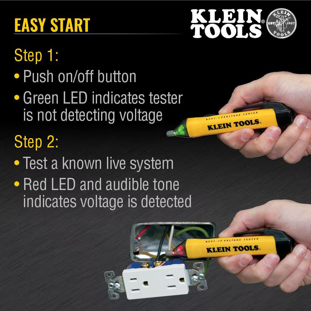 Digital Non-Contact Voltage and GFCI Receptacle Test Kit - stylishhomedecor2024.com