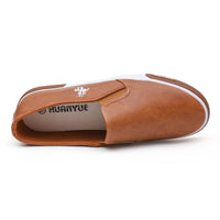 Casual Shoes Men Comfortable PU Leather Mens Loafers Handmade Design