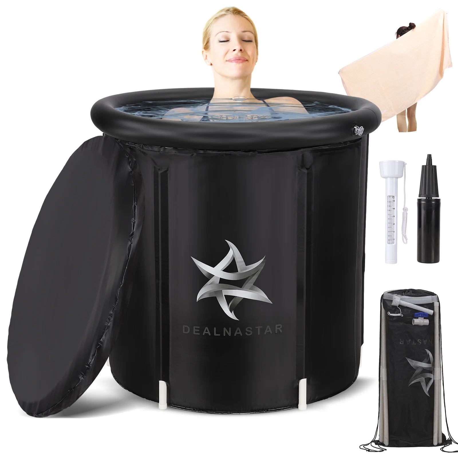 Ice Bath,Cold Tub Ice Bath,88 Gal Inflatable and Portable Cold Plunge for Athletes Adults at Home Indoor and Outdoor. - stylishhomedecor2024.com