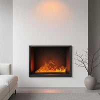 Water Vapor Fireplace Recessed Multicolour Realistic Atomized Flame 3D Electric Fireplace with Auto Water Control and Remote