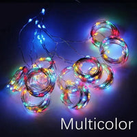 3M LED Curtain String Lights Fairy Decoration USB Holiday Garland Lamp 8 Mode for Home Garden Christmas Party New Year Wedding - stylishhomedecor2024.com