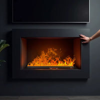 Water Vapor Fireplace Recessed Multicolour Realistic Atomized Flame 3D Electric Fireplace with Auto Water Control and Remote