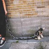 1.5M Funny Plastic Simulation Chain Dog Pet Leash Pet Tractions Rope Halloween Props - stylishhomedecor2024.com