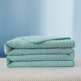 Summer Air Condition Quilt Cooling Blanket Soft Breathable Quilts Lightweight Blanket Solid Color Washable Nap Blanket 여름이불