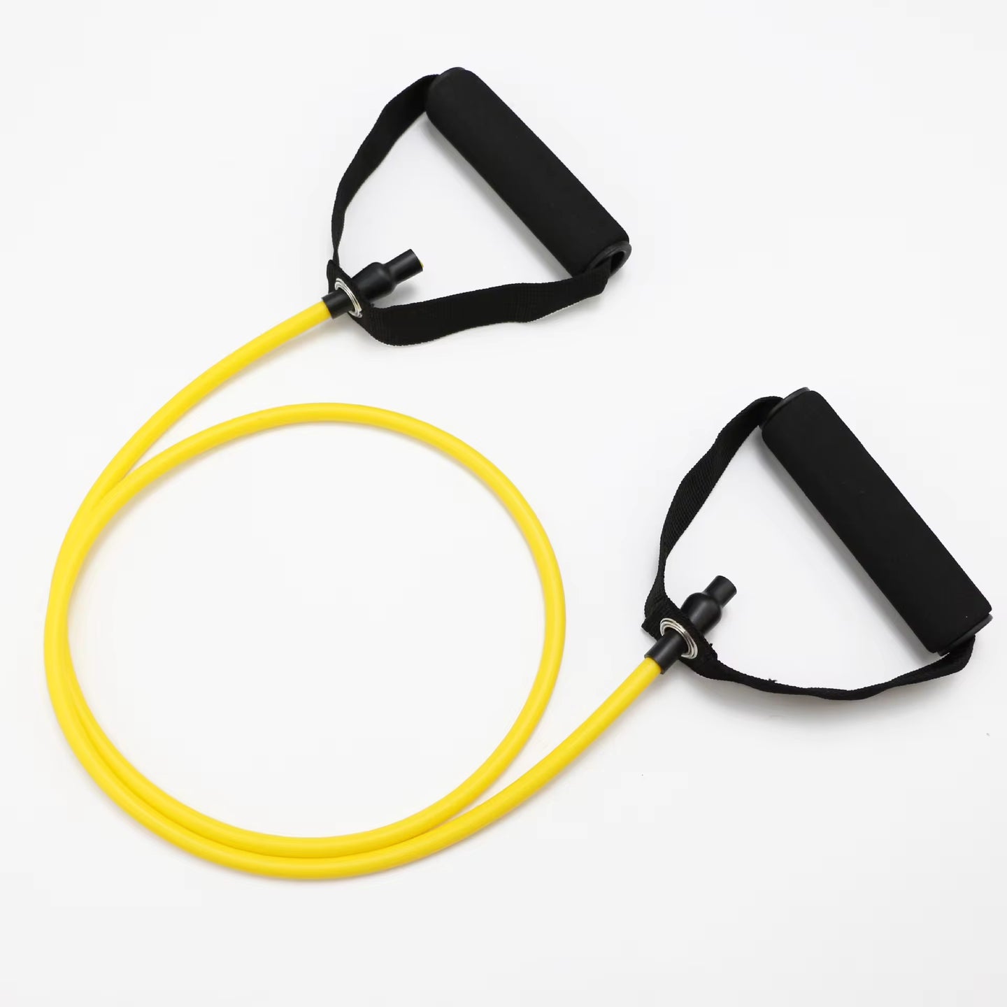 5 Levels Resistance Hot Yoga Pull Rope Bands Handles Elastic Sports Bodybuild Home Gym Workouts Muscle Training Rubber Tube Band - stylishhomedecor2024.com