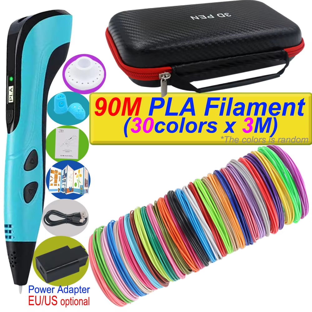 3D Printing Pen DIY Three-dimensional Painting Children Toys - stylishhomedecor2024.com