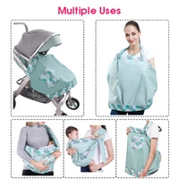 Baby Wrap Newborn Sling Dual Use Infant Nursing Cover Carrier Mesh Fabric Breastfeeding Carriers up to 130 Lbs (0-36M) - stylishhomedecor2024.com