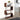 HOMCOM Wooden Bookcase S Shape Storage Display Unit 4 Shelf Home