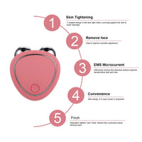 Facial Electric Face Lifting Roller Massager EMS Microcurrent Face Skin Tightening Rejuvenation Face Massage Skin Beauty Care