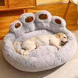 Kennel Warm Medium Large Dog Corgi Golden Retriever Bed Fleece-Lined Sofa Mattress - stylishhomedecor2024.com