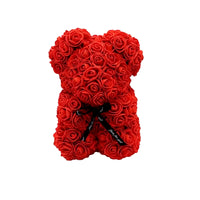 1Pc Artificial Rose Bear Flower a Gift for Women Christmas Valentine'S Day Birthday Anniversary