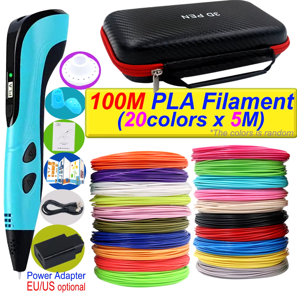 3D Printing Pen DIY Three-dimensional Painting Children Toys - stylishhomedecor2024.com