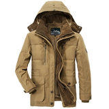 Mens Hooded Winter Parka Coat with Inner Fleece - stylishhomedecor2024.com
