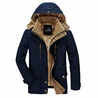 Mens Hooded Winter Parka Coat with Inner Fleece - stylishhomedecor2024.com