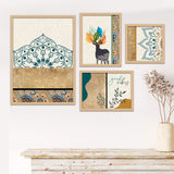 Modern abstract wall decor for living room