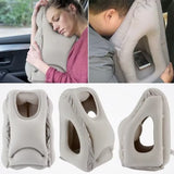 Neck support pillow for long flights and car rides