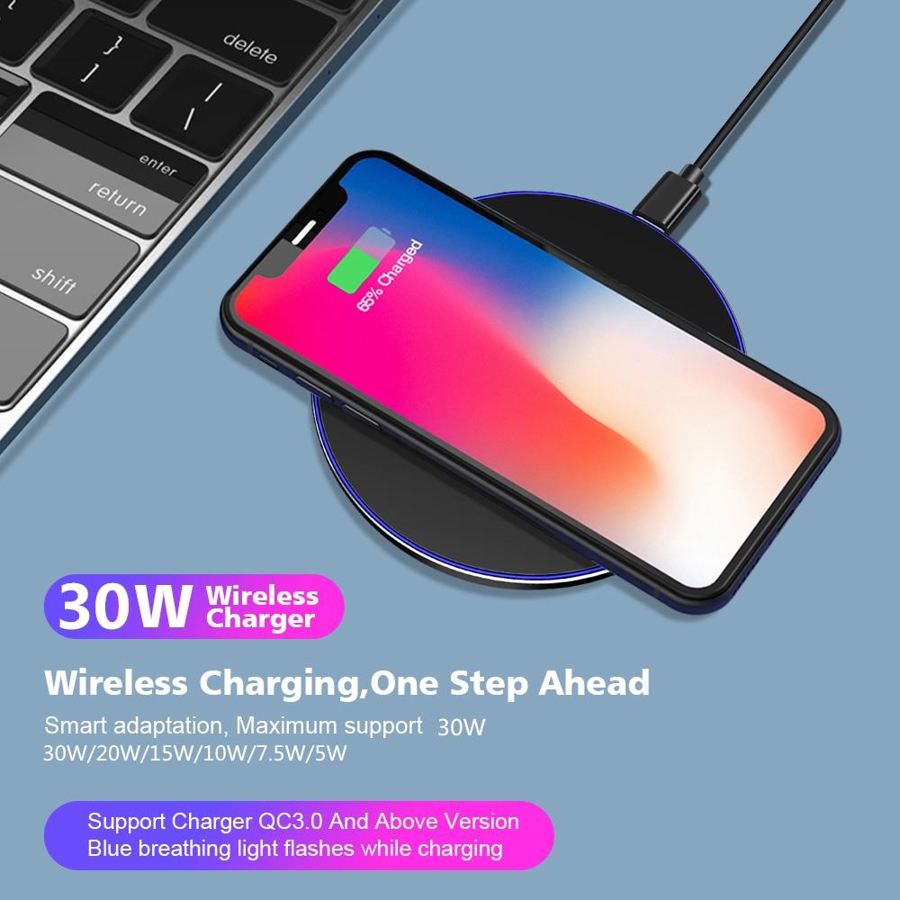 Dragon W9 30W Wireless Charging Pad - stylishhomedecor2024.com