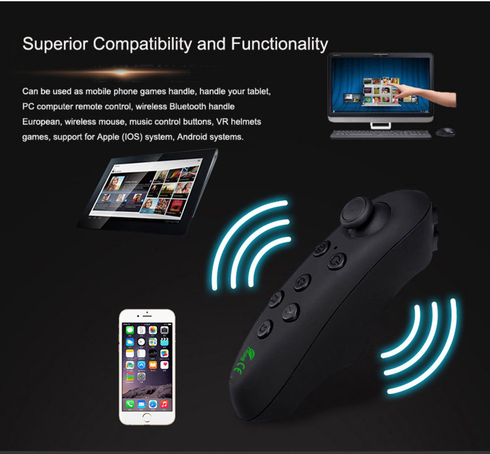 Dragon Flash VR Gaming Headset with Wireless Controller