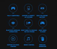 Dragon Flash VR Gaming Headset with Wireless Controller