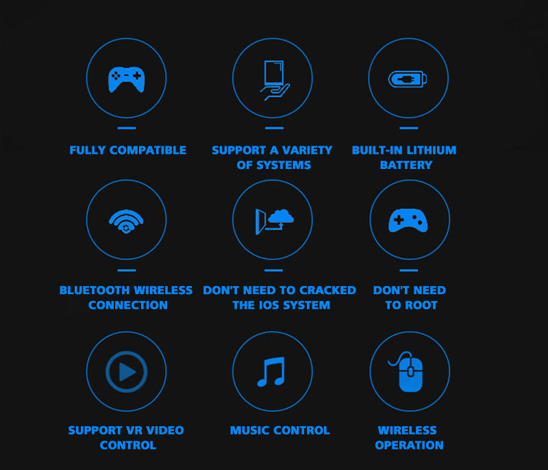Dragon Flash VR Gaming Headset with Wireless Controller