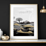 Scandinavian home decor for office | set of 3 wall art prints
