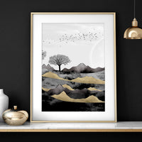 Scandinavian home decor for office | set of 3 wall art prints