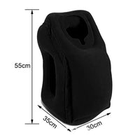 Travel pillow for headrest and chin support