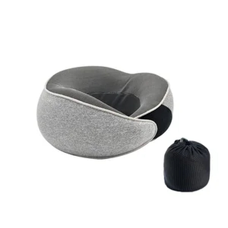 U-shaped travel neck pillow for airplane comfort
